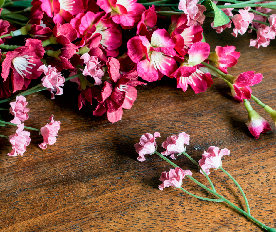 nowoczesne sztuczne kwiaty